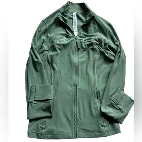 Lululemon Define Jacket Nulu in Desert Green Size 12 - Picture 7 of 13